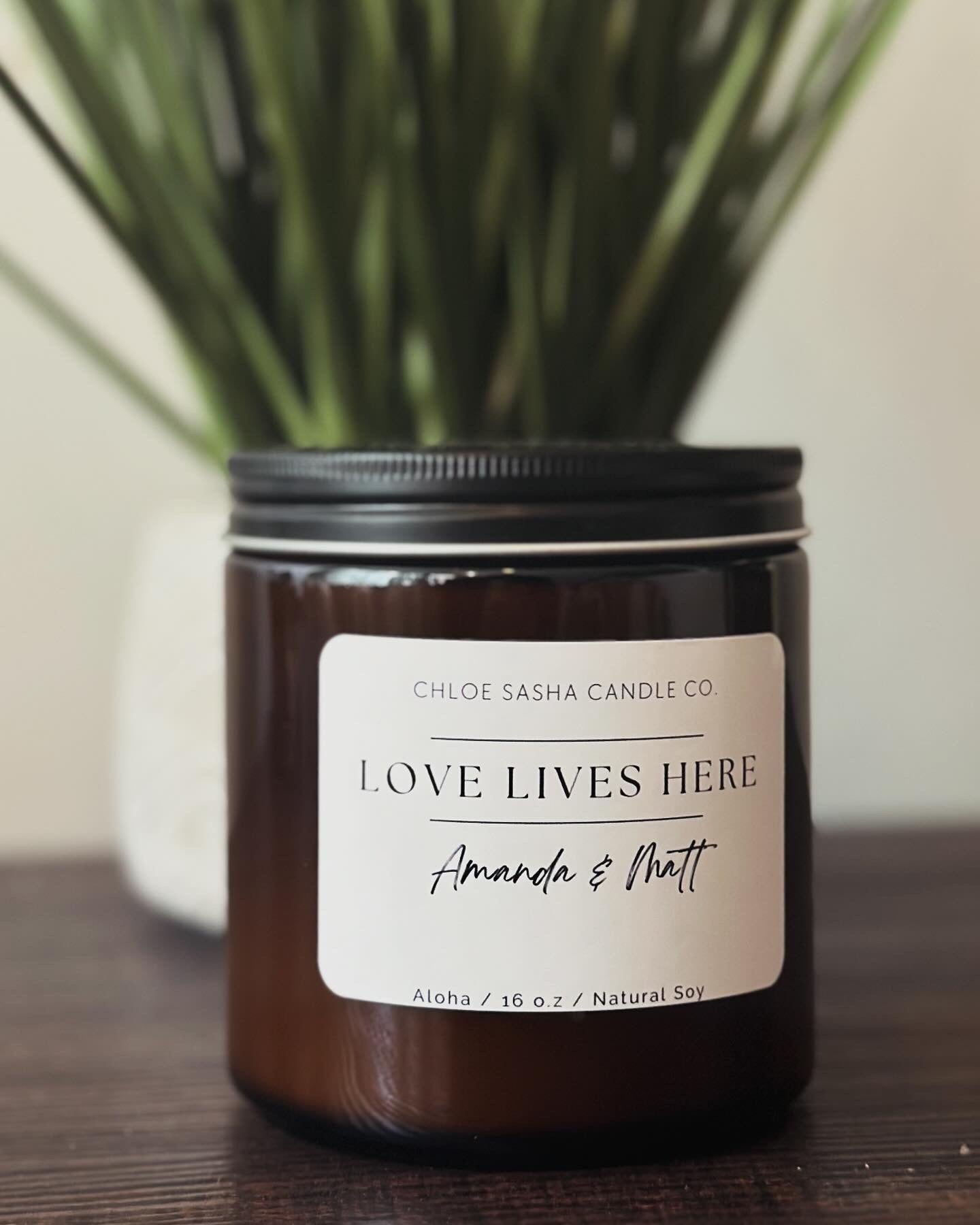 Personalized Candle