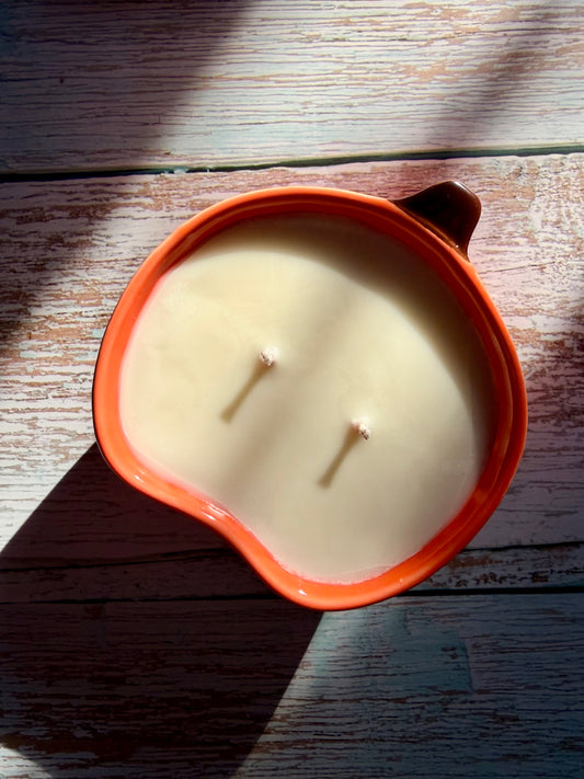 Spiced Ember Ceramic Pumpkin
