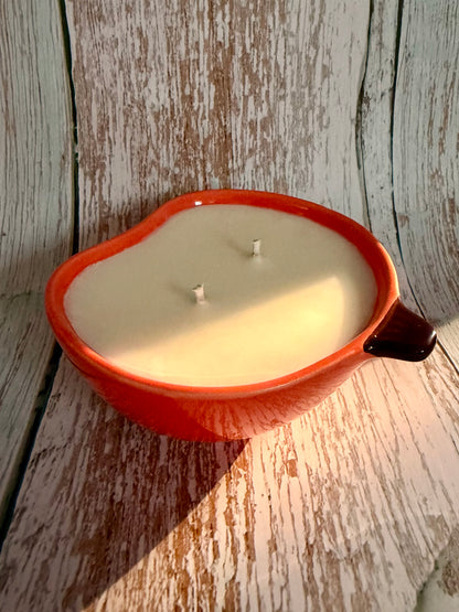 Spiced Ember Ceramic Pumpkin