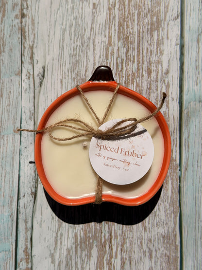 Spiced Ember Ceramic Pumpkin